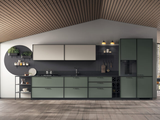 Jeometrica di Scavolini: geometria, ritmo e libertà progettuale